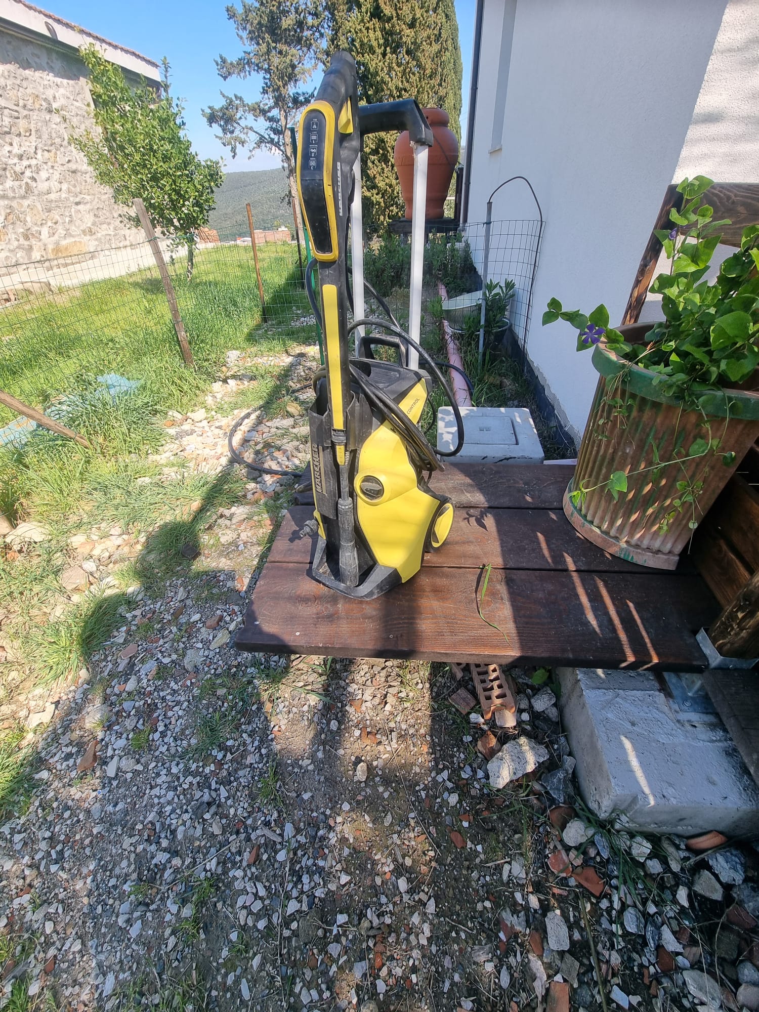 Area lavaggio bici con idropulitrice - Casa Marie